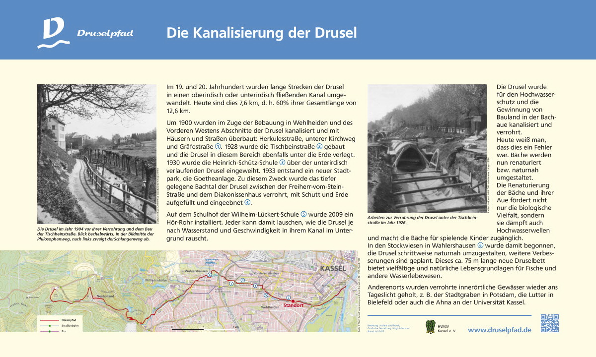 Tafel 2 - Die Kanalisierung der Drusel